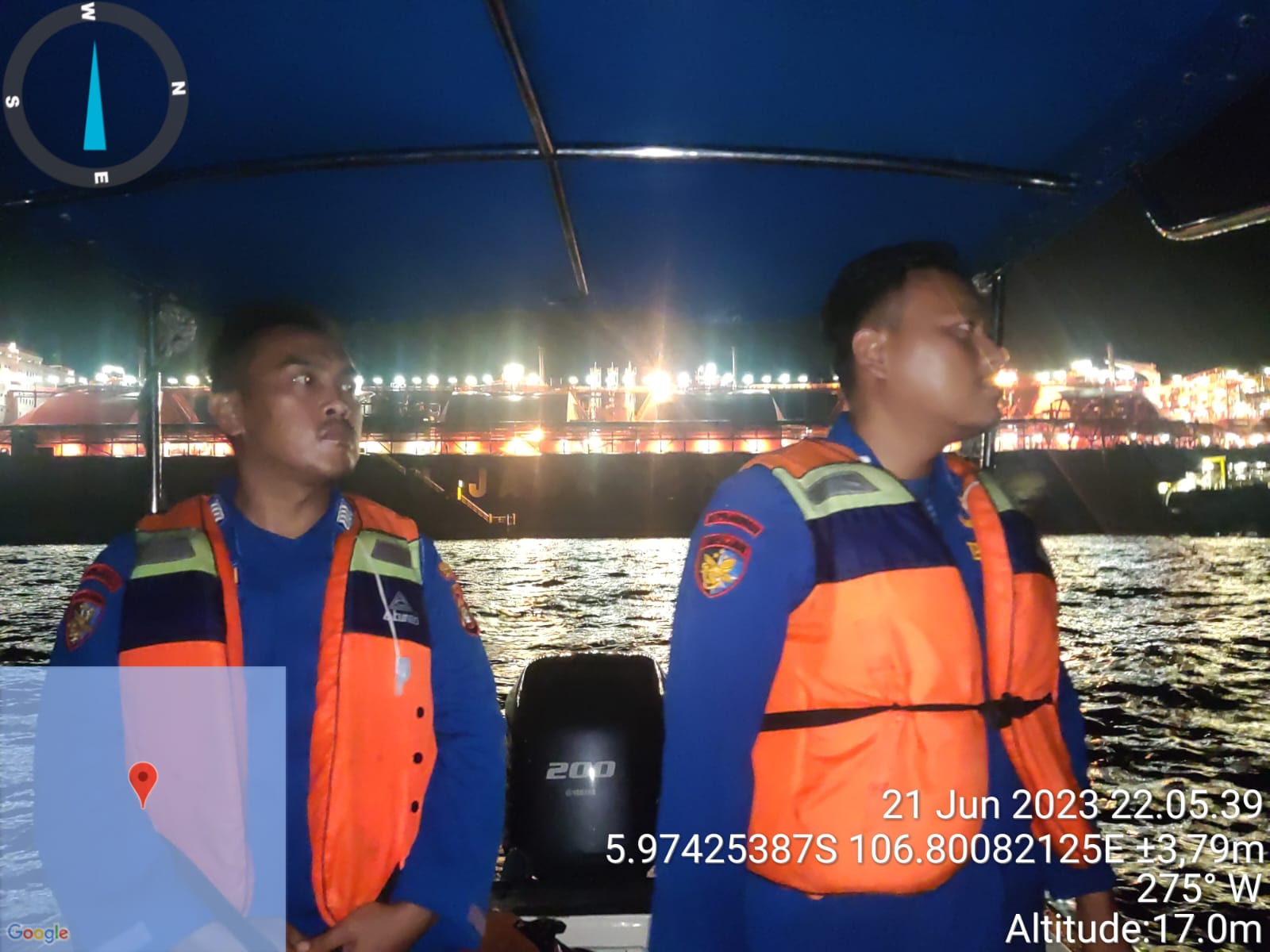 Satuan Polair Polres Kepulauan Seribu Gelar Patroli Malam di Perairan Kepulauan Seribu, Antisipasi Tindak Kejahatan