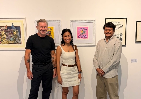 Pameran Seni Rupa Internasional, Desainer Migi Rihasalay Bersama Eric van Loon Hadir pada Event ART Jakarta 2026