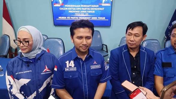 Secara Aklamasi, Emil Dardak Terpilih Kembali Pimpin Demokrat Jawa Timur