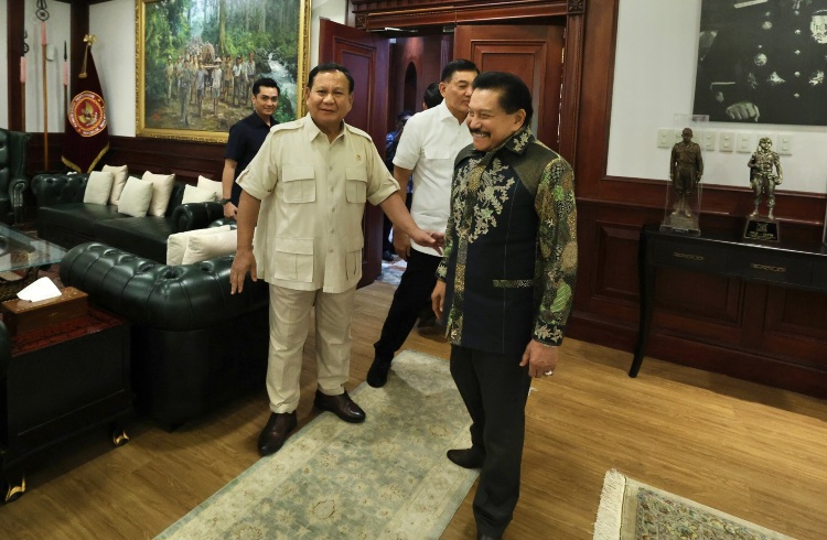 Sebelumnya Bicara Soal Pemenang Pilpres, Kini A.M. Hendropriyono Temui Prabowo, Ada Apa?