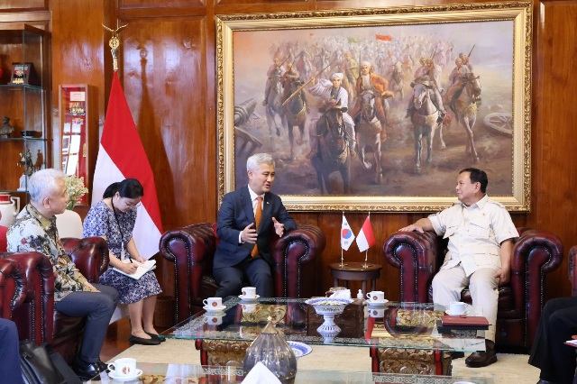 Terima Menteri DAPA Korsel, Prabowo Diskusikan Kerja Sama Industri Pertahanan