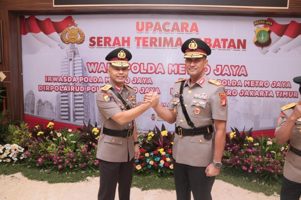 Kapolda Metro Jaya Lantik Brigjen Suyudi Jadi Wakapolda 