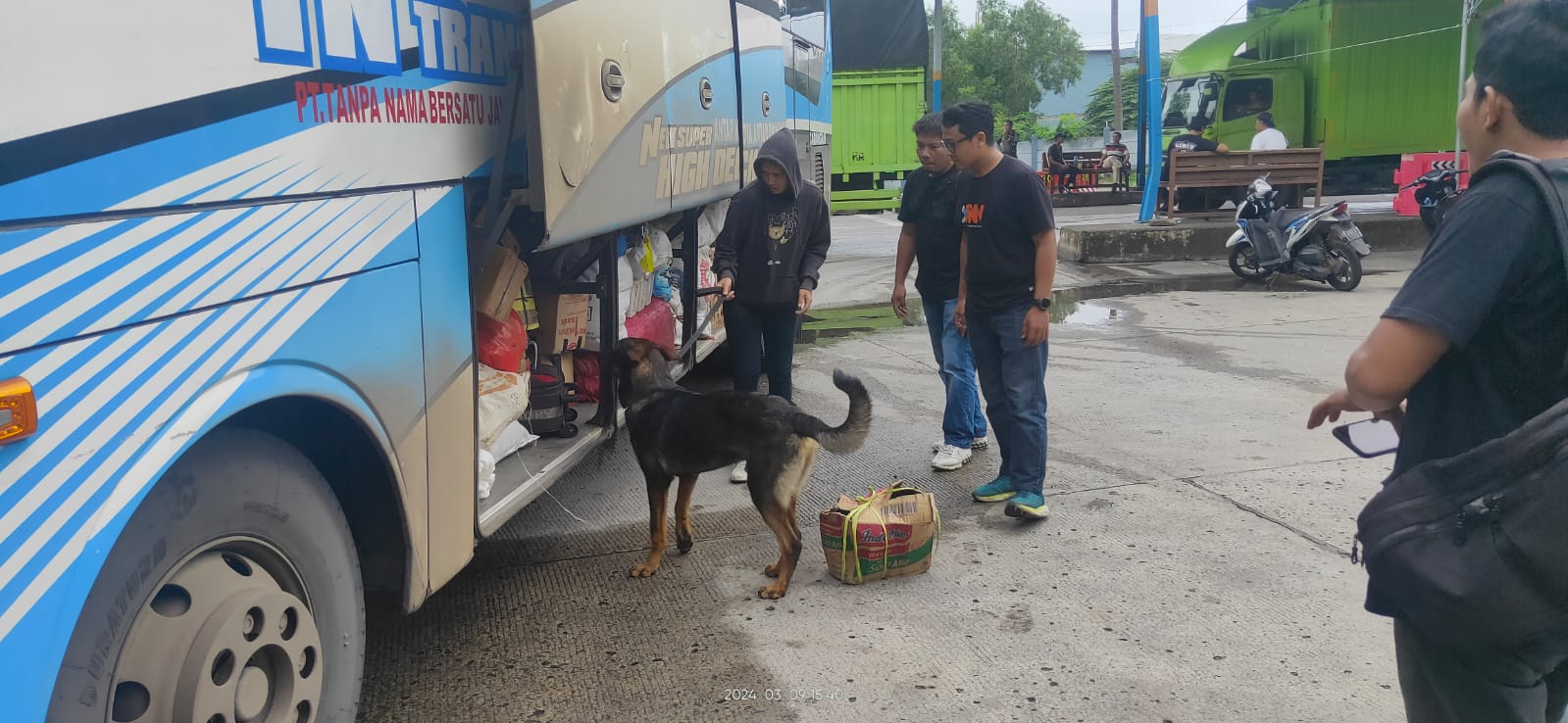 6 Anjing K9 Bantu Lacak Peredaran Narkoba di Pelabuhan Bakauheni, Ini Hasilnya
