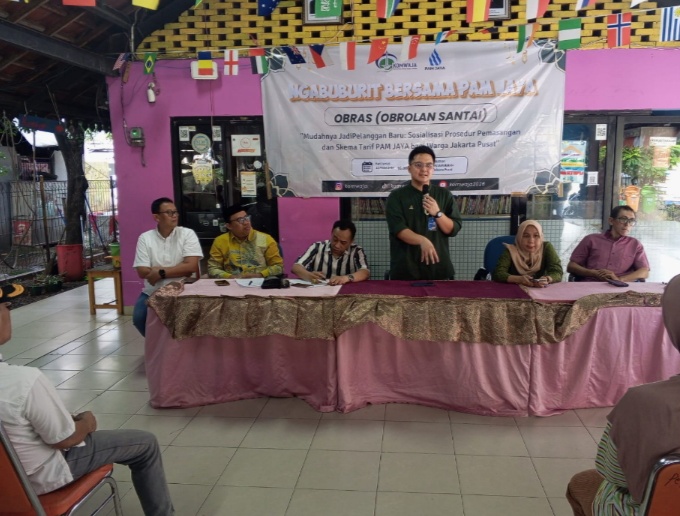 Pentingnya Pipaniasi Air Bersih jadi Tema Utama Dialog PAM Jaya bersama Warga Petamburan