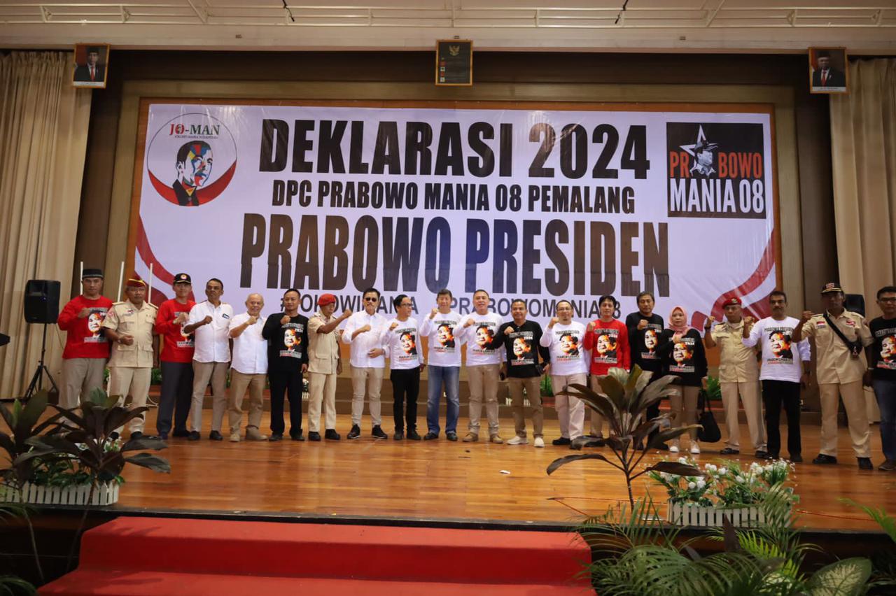 Jokowi Mania di 60 Kabupaten Kota dari 13 Provinsi Deklarasikan Dukung Prabowo Presiden 2024