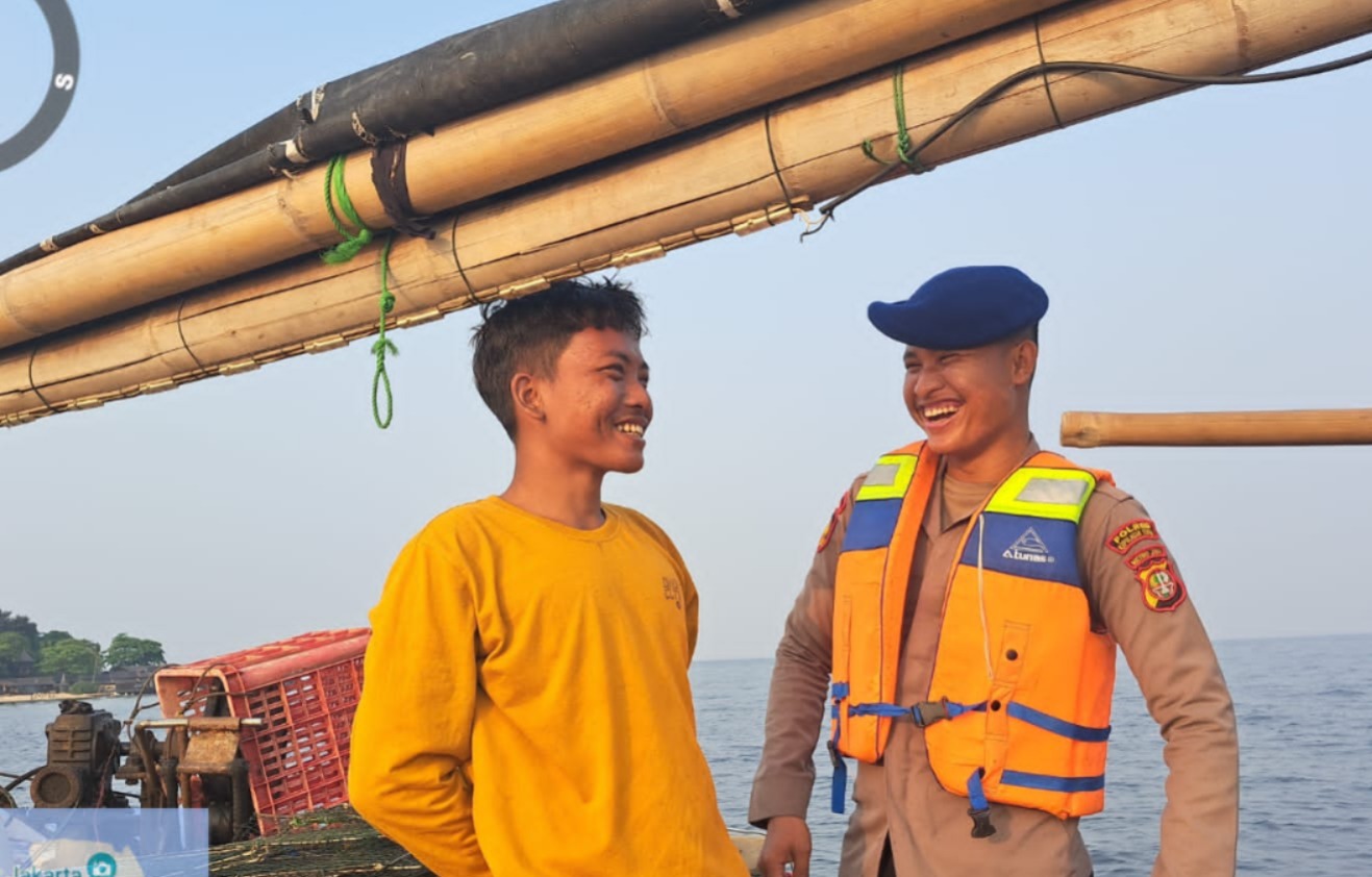 Patroli Satpolairud Polres Kepulauan Seribu Tingkatkan Keamanan Perairan, Himbau Nelayan Hindari Ilegal Fishing