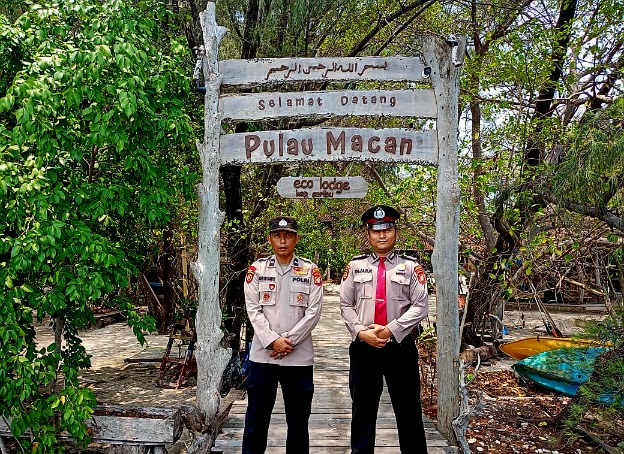 Satuan Pamobvit Polres Kepulauan Seribu Terus Ajak Wisatawan Prioritaskan Keselamatan di Pulau Macan