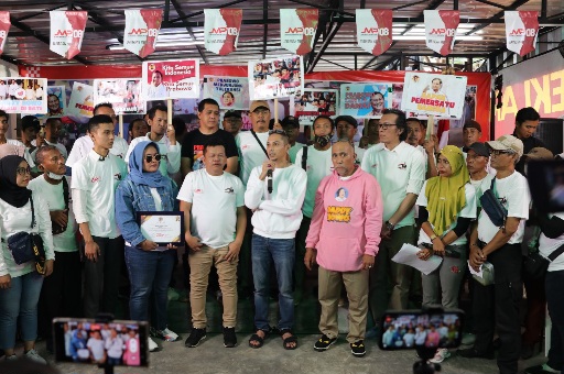 Didepan Relawan JMP 08, Pesan Fauzy Baadilla: Kampanyekan Pak Prabowo Dengan Cara Santun dan Damai