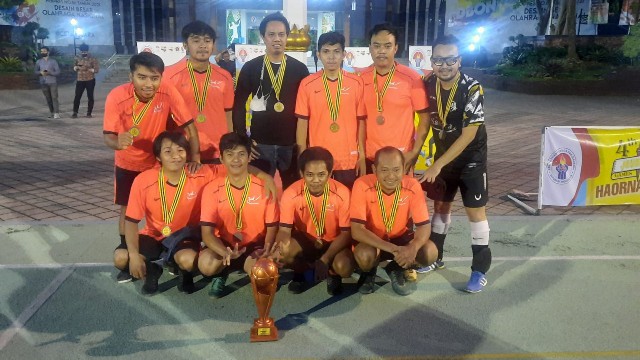 Ukir Sejarah, Balkoters Raih Juara 3 Turnamen Futsal Piala Kemenpora