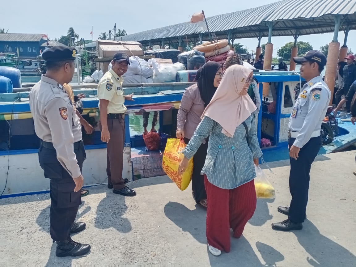 Polsek Kepulauan Seribu Selatan Amankan Dermaga Pulau Untung Jawa, Cegah Guantibmas dan Narkoba