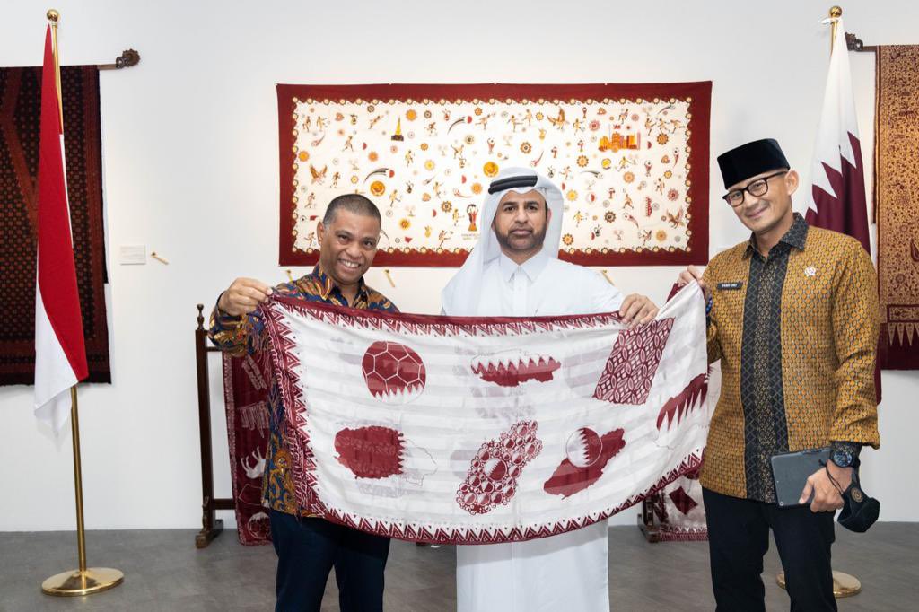 Pameran Batik Semarakkan Piala Dunia Qatar 2022