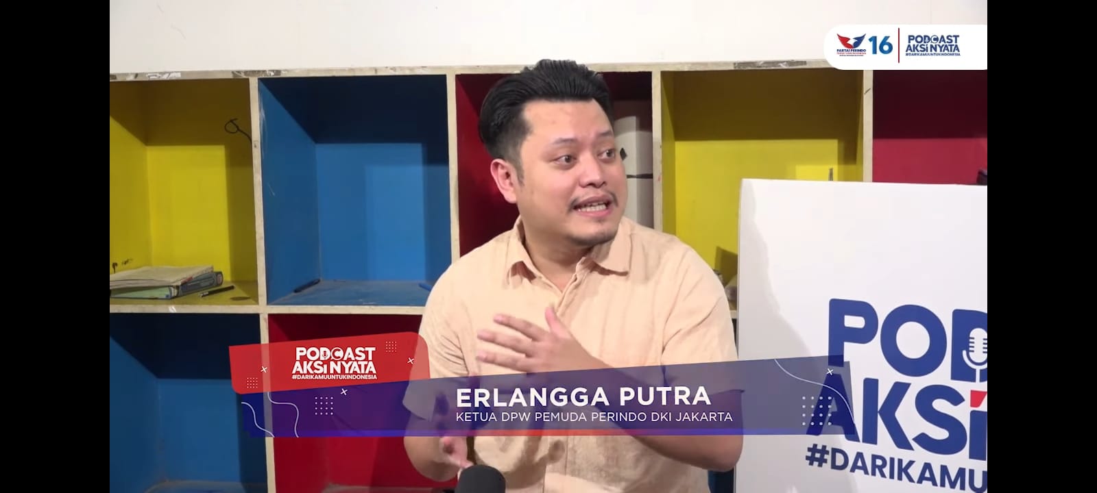 Podcast Aksi Nyata Perindo, Ketua DPW Pemuda DKI Jakarta Paparkan Kegiatan Mereka