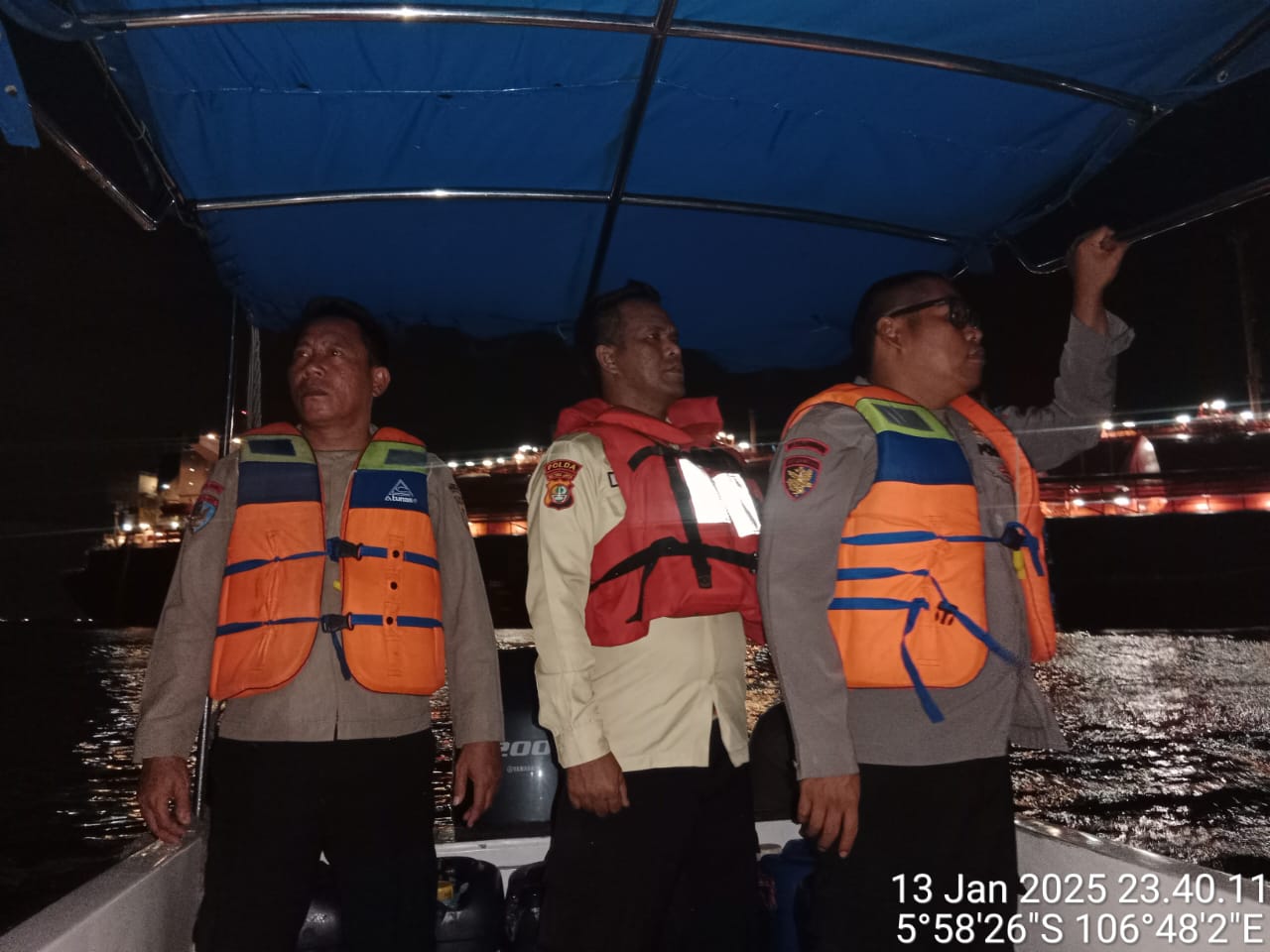 Satpolairud Polres Kepulauan Seribu Gelar Patroli Malam di Perairan, Antisipasi Kejahatan Laut