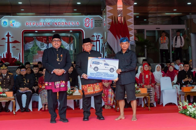 HUT ke-81 RI, PAM JAYA Rayakan Kebersamaan dan Dukung Penyerahan Ambulans untuk Masyarakat Suku Baduy