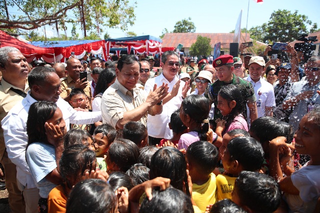 Prabowo: Kebahagiaan Seorang Pemimpin adalah Rakyat Bisa Senyum