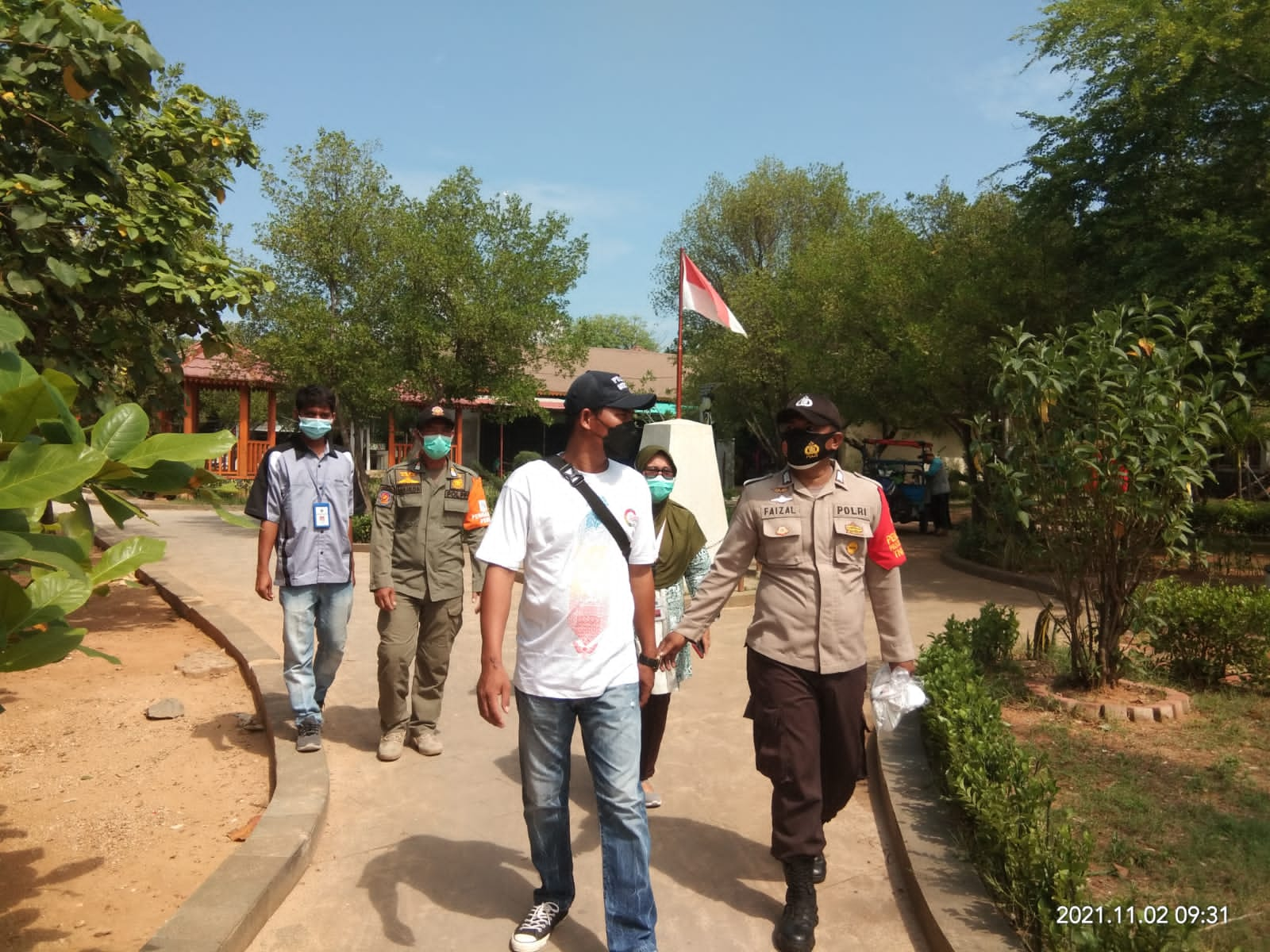 Polsek Kep Seribu Selatan Giatkan Ops Yustisi Gabungan di Dua Pulau Dapati 7 Pelanggar ProKes