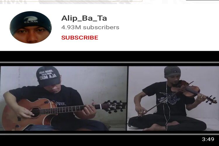 YouTube Channel  Gitaris Fingerstyle Alip_Ba_Ta  Nyaris Tembus 5 Juta Subscribers