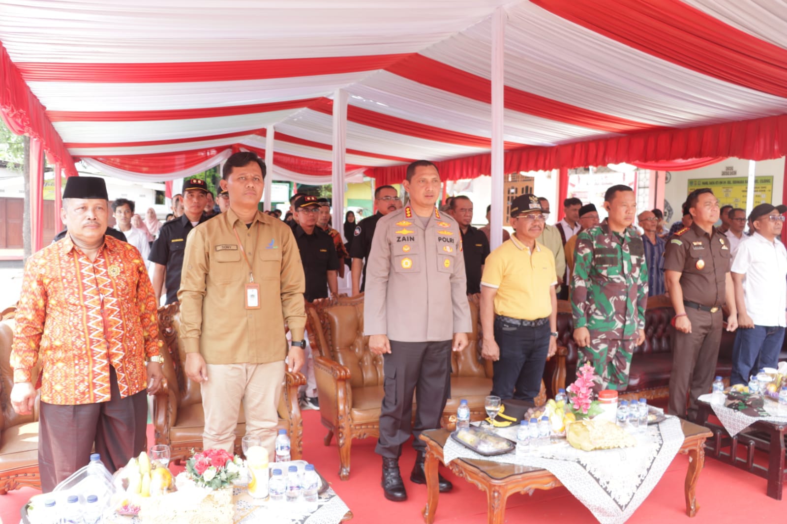 Bahaya Narkoba, Polres Metro Tangerang Kota Launching dan Deklarasi Kampung Bebas dari Narkoba di Ciledug
