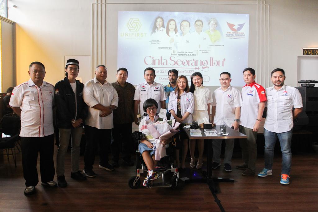 DPW Perindo DKI Rayakan Hari Ibu Bersama Penyandang Disabilitas, Pejuang Difabel: Luar Biasa