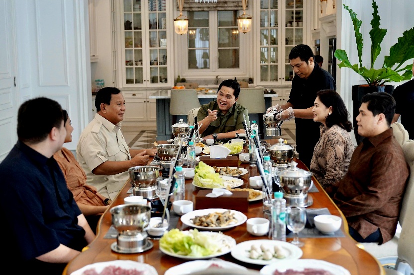 Didukung Erick Thohir, Prabowo Ucapkan Terima Kasih: Sangat Besar Artinya bagi Saya