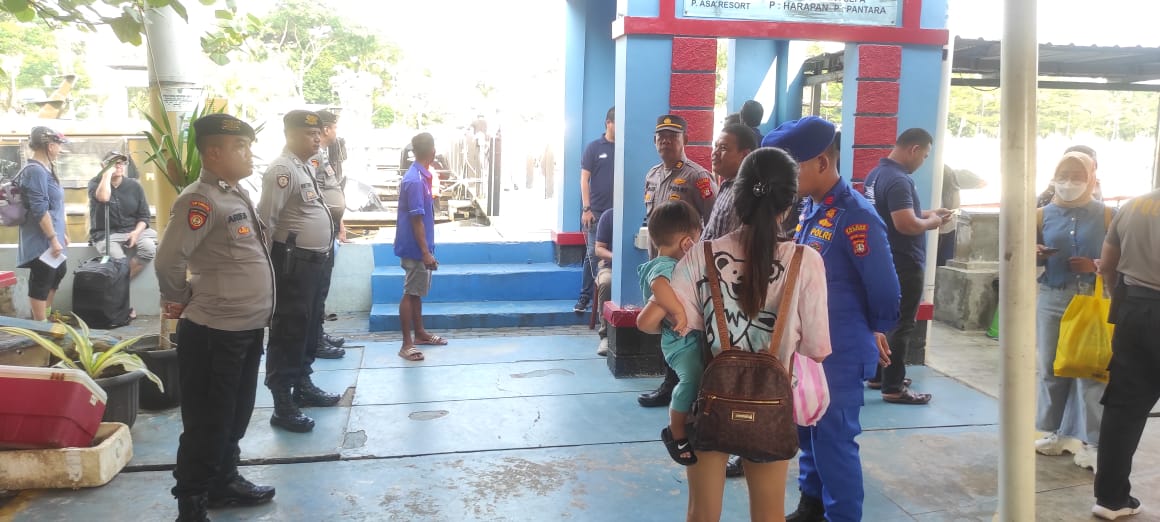 Pengamanan Dermaga Marina Merupakan Pelayanan Humanis Polres Kepulauan Seribu
