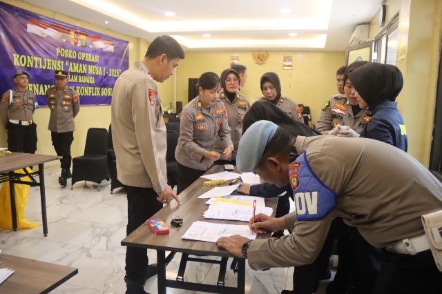 Polres Kepulauan Seribu Gelar Pemeriksaan Urine PJU dan Perwira, Seluruh Hasil Negatif