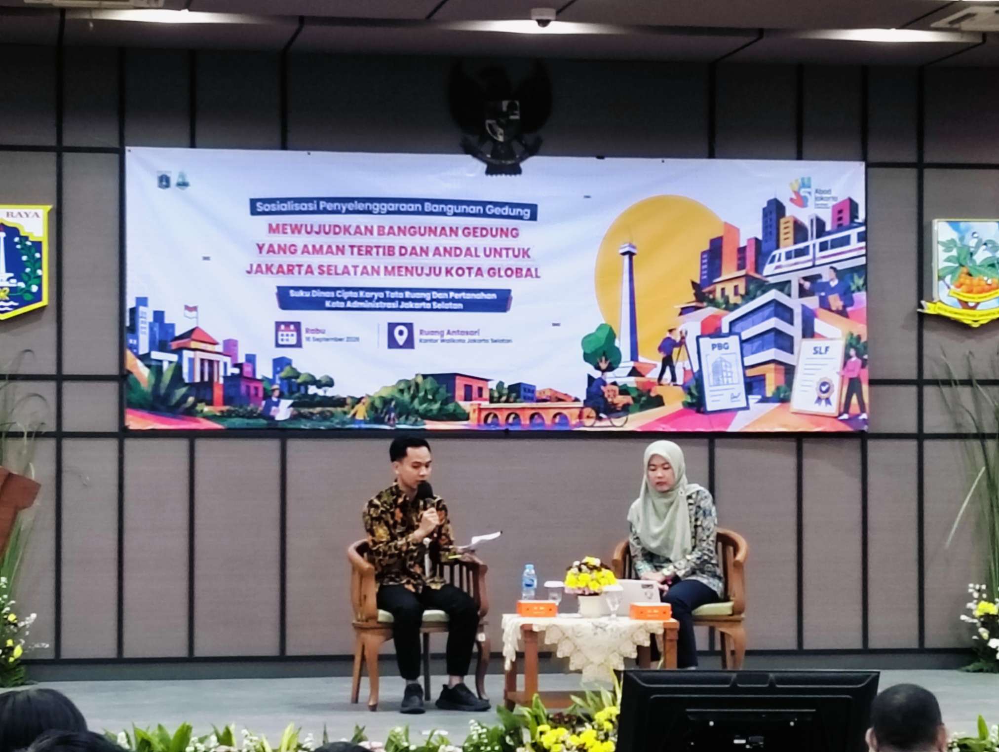 Ulas PBG dan SLF, Sudin Citata Jaksel Gelar Sosialisasi Peraturan Bangunan Gedung