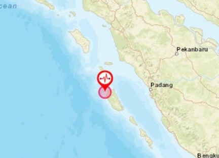 Gempa Terkini Magnitudo 6,4 Guncang Mentawai