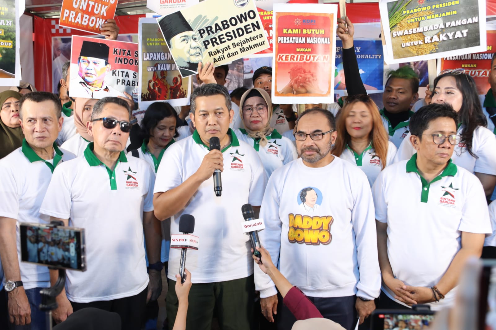 Deklarasi Bintang Garuda, Haris Rusly Moti: Kita Menangkan Pak Prabowo dengan Kampanye Sejuk dan Damai