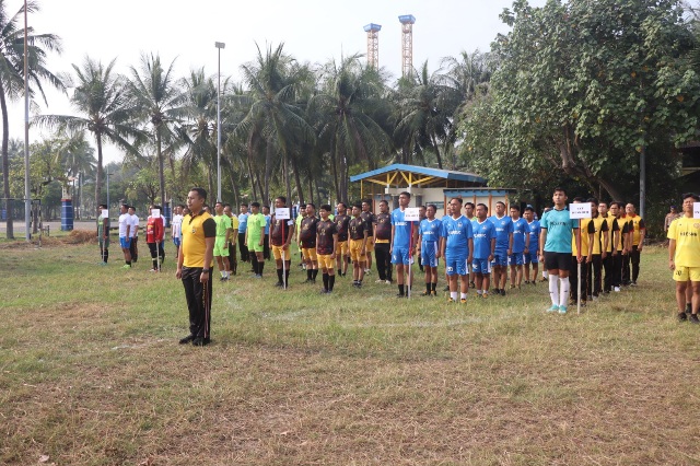 Upacara Pembukaan Kapolres Cup Meriahkan Hari Bhayangkara Ke-78 di Polres Kepulauan Seribu