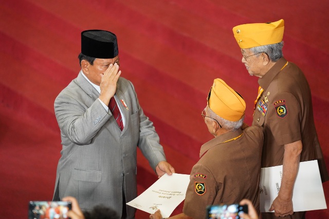 Dorong Peran LVRI, Prabowo: Saya Usul ke Presiden untuk Perjuangkan Nasib Veteran