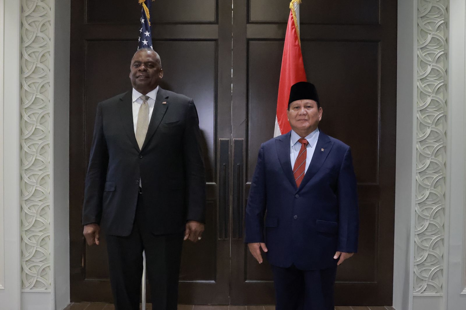 Prabowo Bertemu Menhan AS, Perkuat Kerja Sama Bilateral