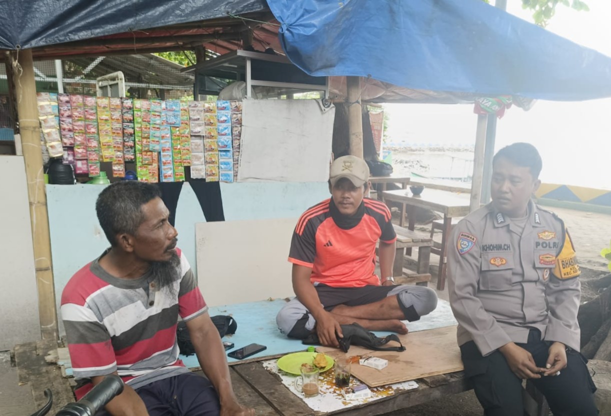 Bripka Khohim Chovivi Sambangi Tokoh Masyarakat Pulau Pari, Perkuat Sinergi Jaga Keamanan Wilayah