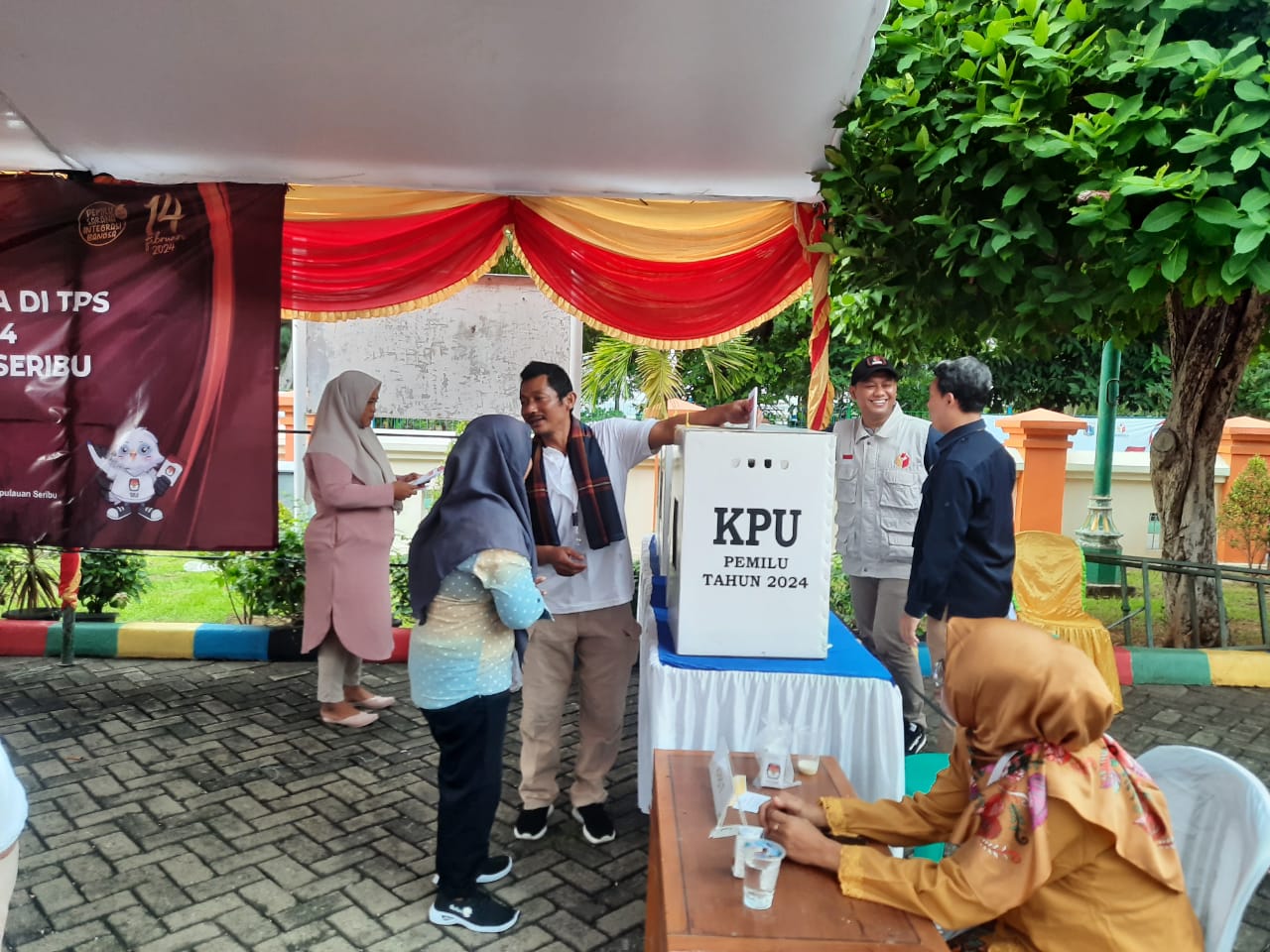 Kapolsek Kepulauan Seribu Selatan hadir dalam Simulasi Pemilu 2024 untuk Tingkatkan Kesiapan TPS