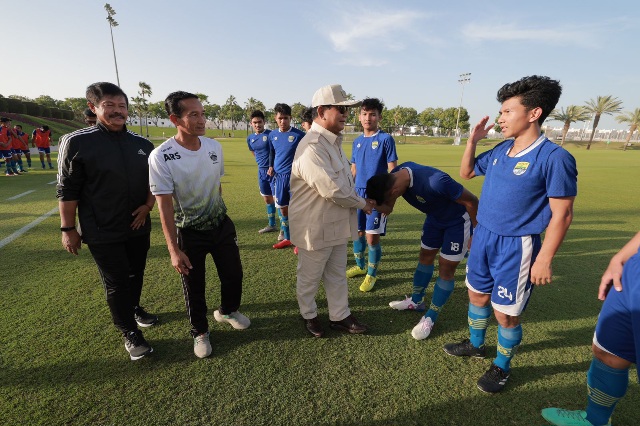 Kapten U-17 Persib Bandung Berharap Akademi Seperti Aspire di Indonesia, Prabowo: Doakan Saja