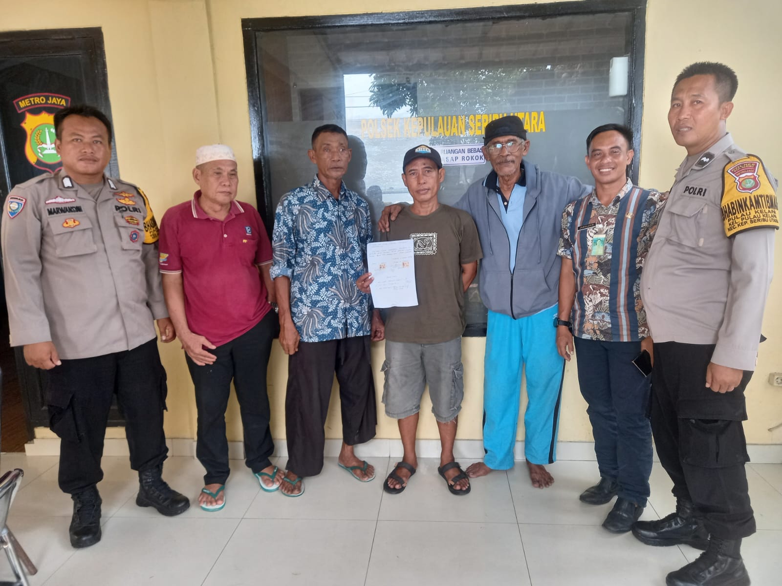 Polsek Kepulauan Seribu Utara Berhasil Selesaikan Kasus Perkelahian Melalui Problem Solving