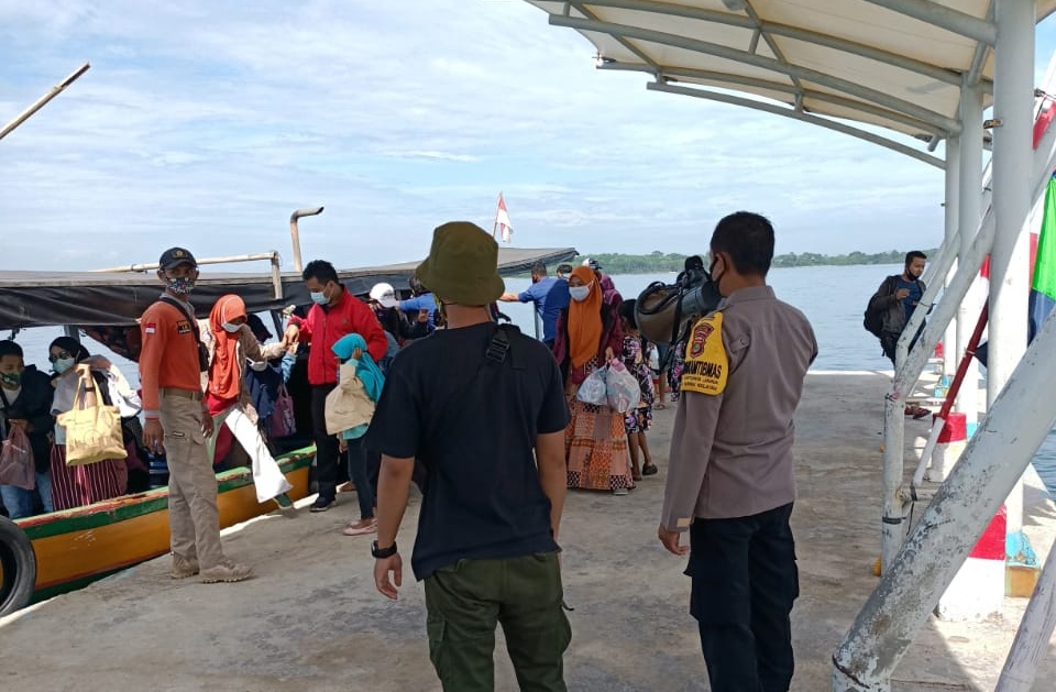 Antisipasi Arus Balik Wisatawan, Polres Kep Seribu Gelar Pengamanan Dermaga