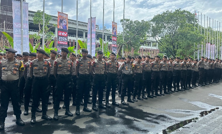 Polda Metro Jaya Terjunkan 2.992 Personel Gabungan Amankan Debat Capres Terakhir Di JCC