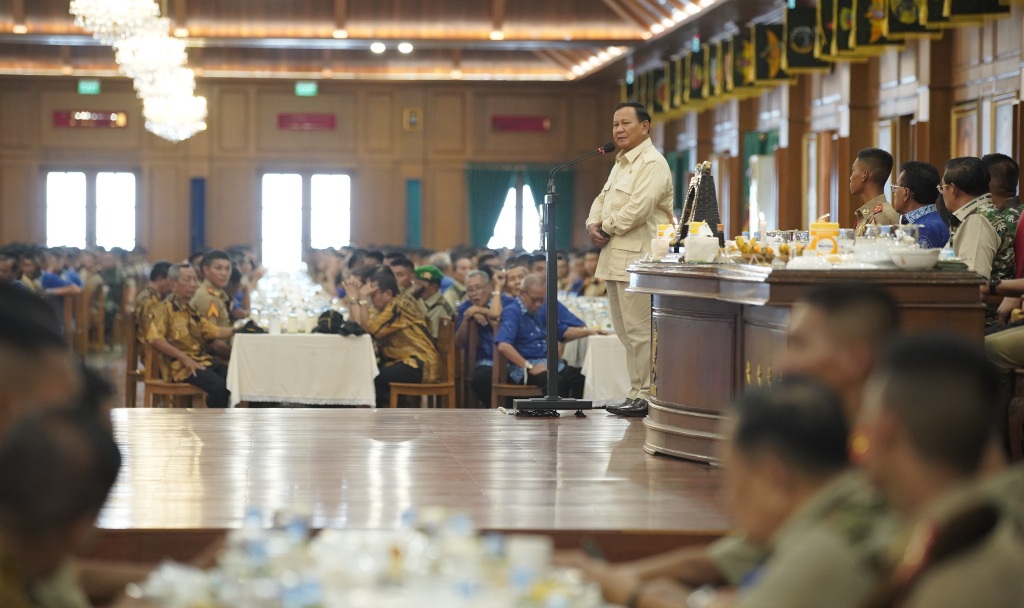 Prabowo: Kehidupan Prajurit TNI adalah Pengabdian dan Pengorbanan Terus Menerus