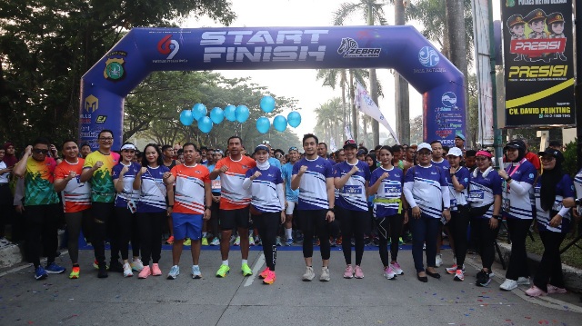 Antusiasme Ribuan Pelari Ikuti Bekasi Zebra Run 2024