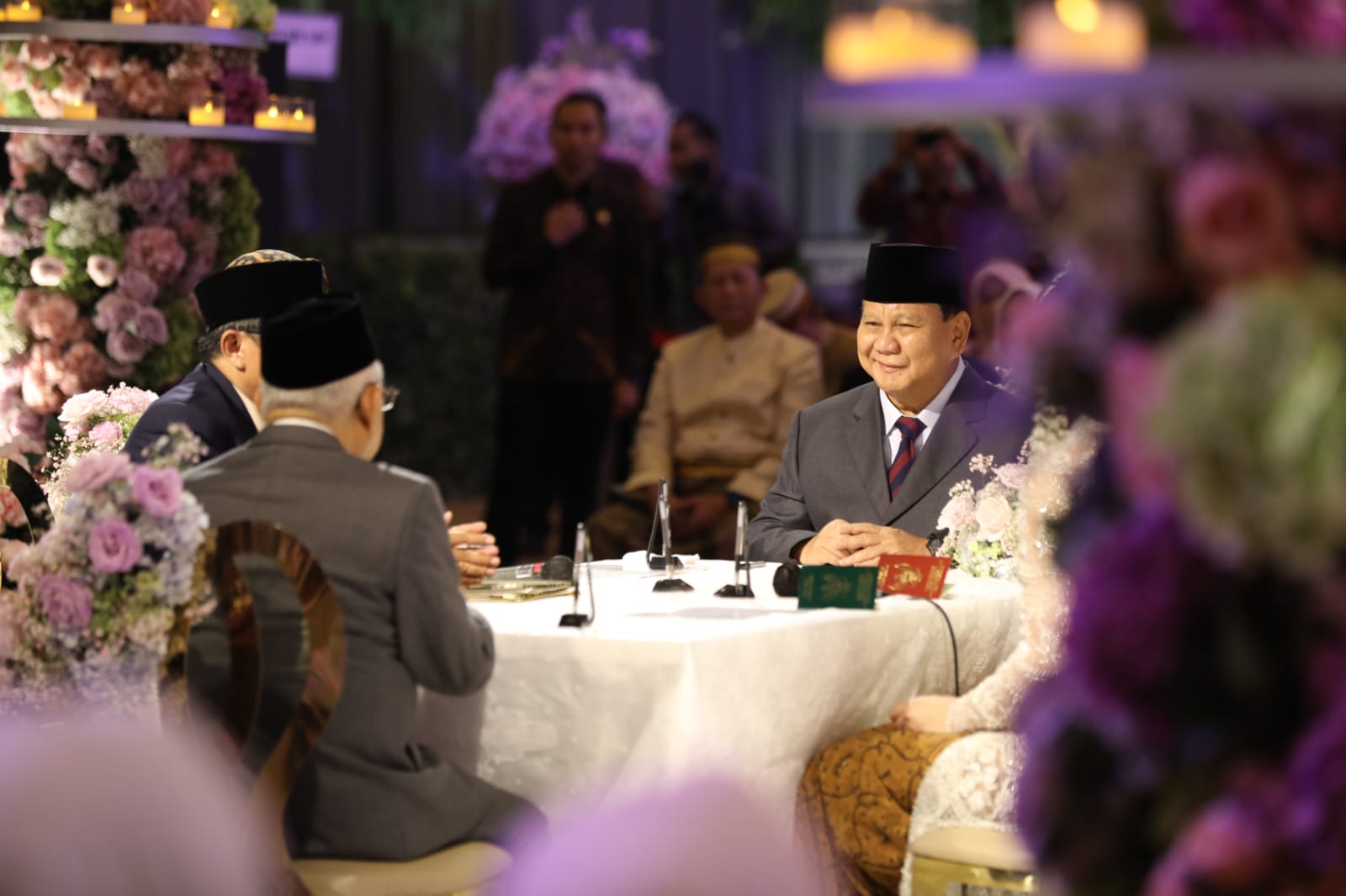 Prabowo Jadi Saksi Pernikahan Putri Bambang Soesatyo