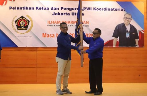PWI Jaya Lantik Ketua dan Pengurus PWI Koordiatoriat Jakarta Utara Periode 2023-2026