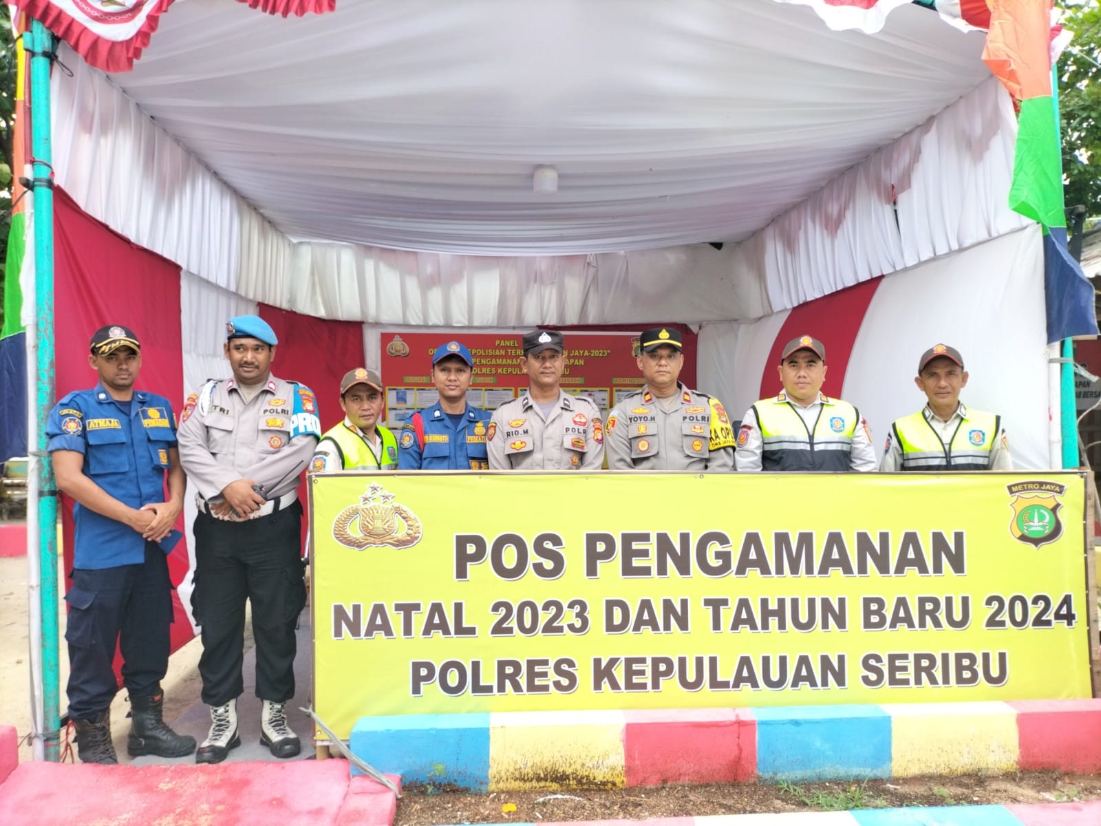 Pospam Lilin Jaya 2023 Pulau Harapan Berhasil Menjamin Keamanan Wisatawan Selama Natal 2023 dan Tahun Baru 2024