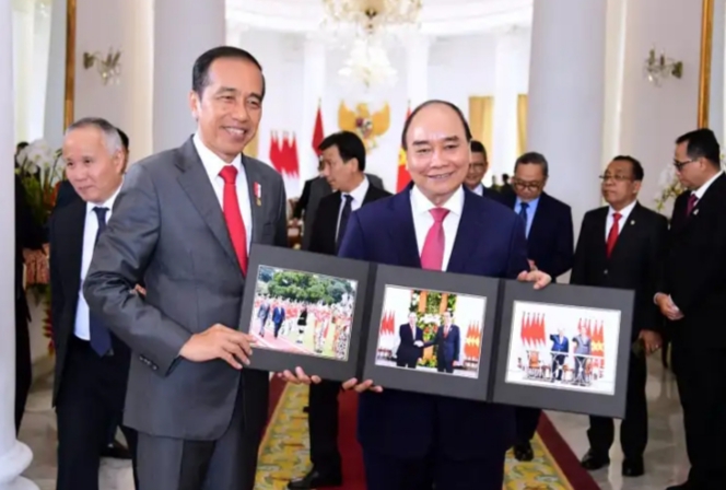 Pertemuan Bilateral Dengan Presiden Vietnam, Presiden Jokowi Dorong Kemitraan Bilateral dan Kawasan