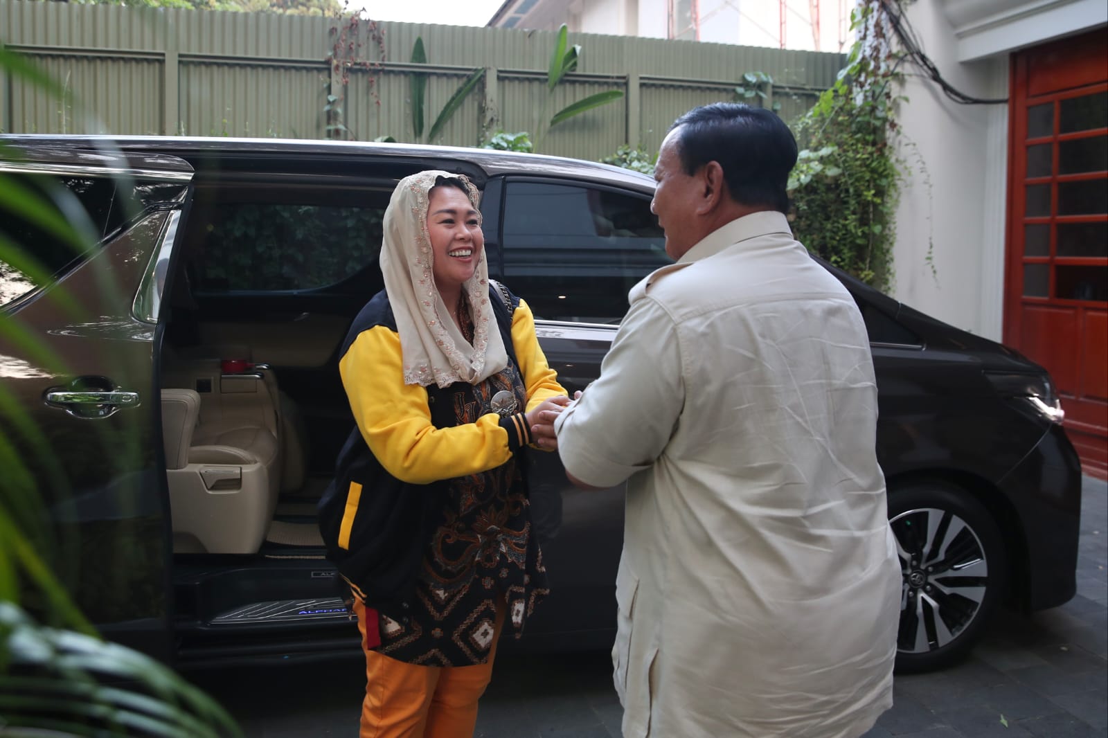 Silaturahmi Lebaran Prabowo Kunjungi Kediaman Ma’ruf Amin