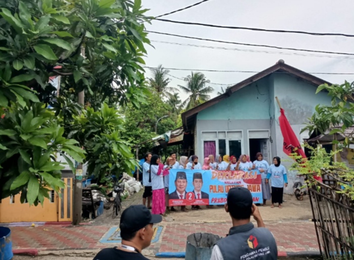 Relawan Kepulauan Seribu Deklarasi Menangkan Prabowo - Gibran