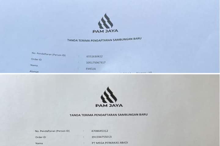 Pasang Baru Air PAM JAYA Lambat?