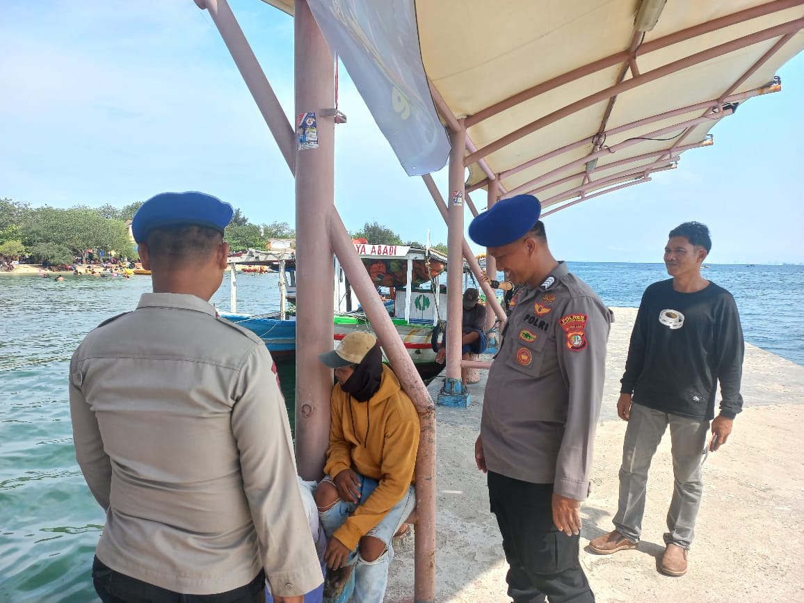 Satpolairud Polres Kepulauan Seribu Gelar Patroli Dialogis Laut, Antisipasi Kejahatan dan Jaga Kamtibmas Perairan