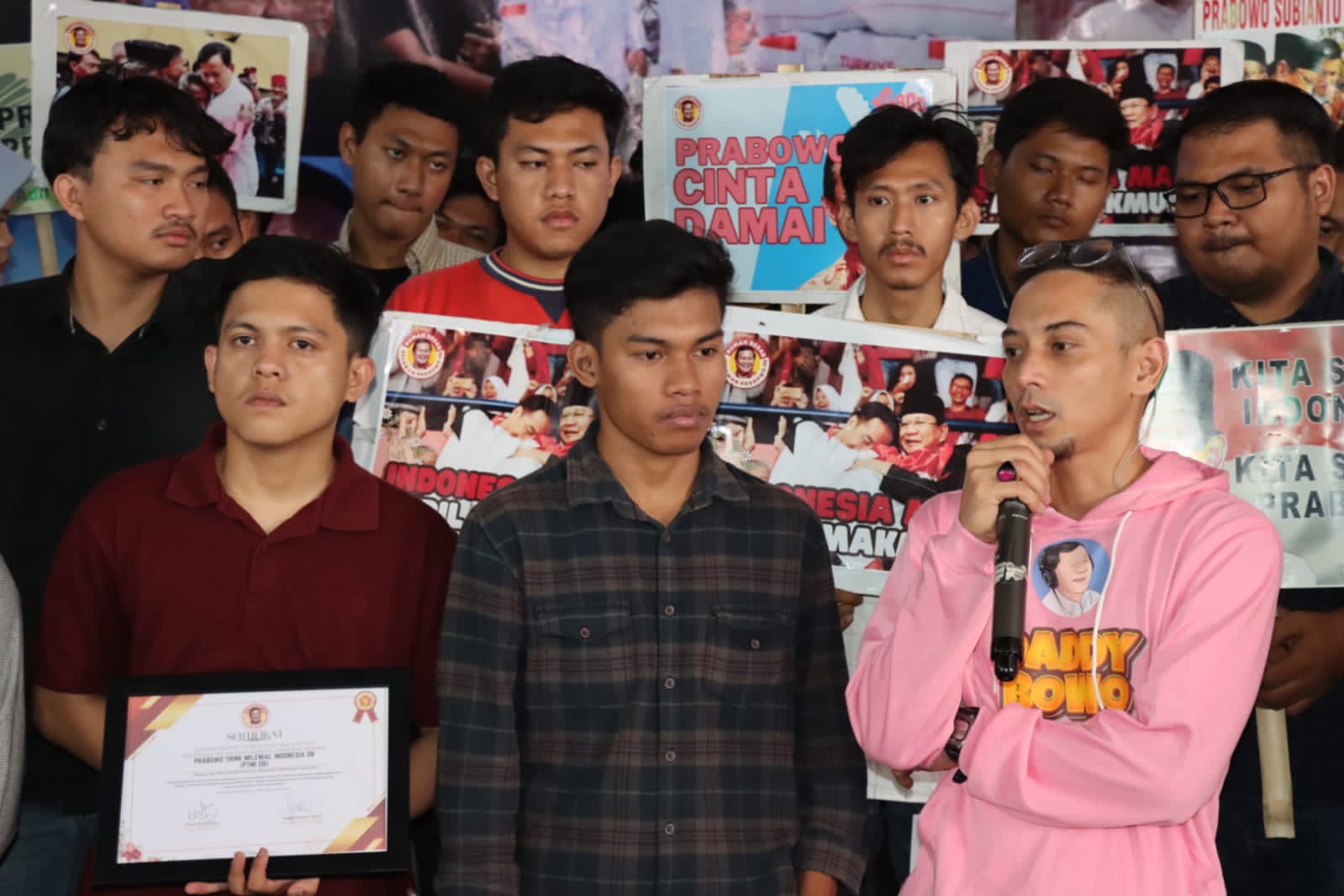 Pesan Untuk Relawan PTMI 08, Fauzy Baadilla: Kita Sampaikan Kebaikan Pak Prabowo