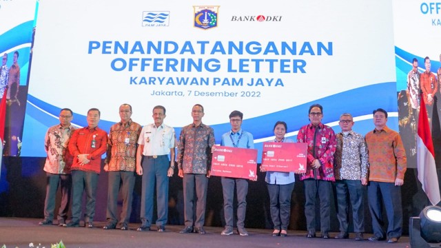 Bank DKI Fasilitasi Pembayaran Gaji Karyawan Baru PAM Jaya